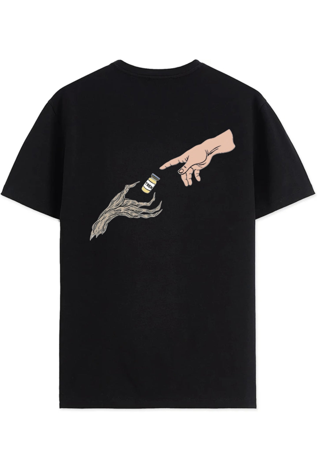 Trenbolone back print regular fit t shirt for men