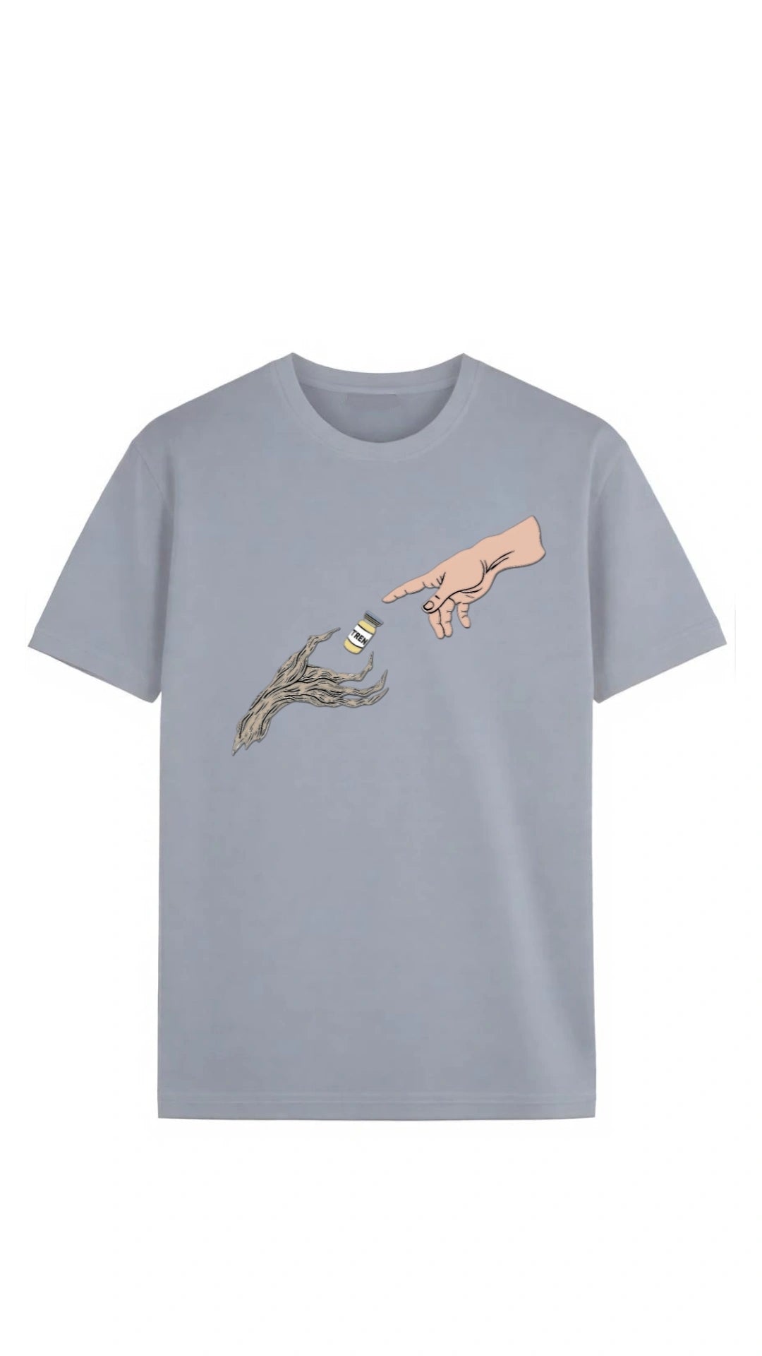 Trenbolone regular fit front print men tshirt