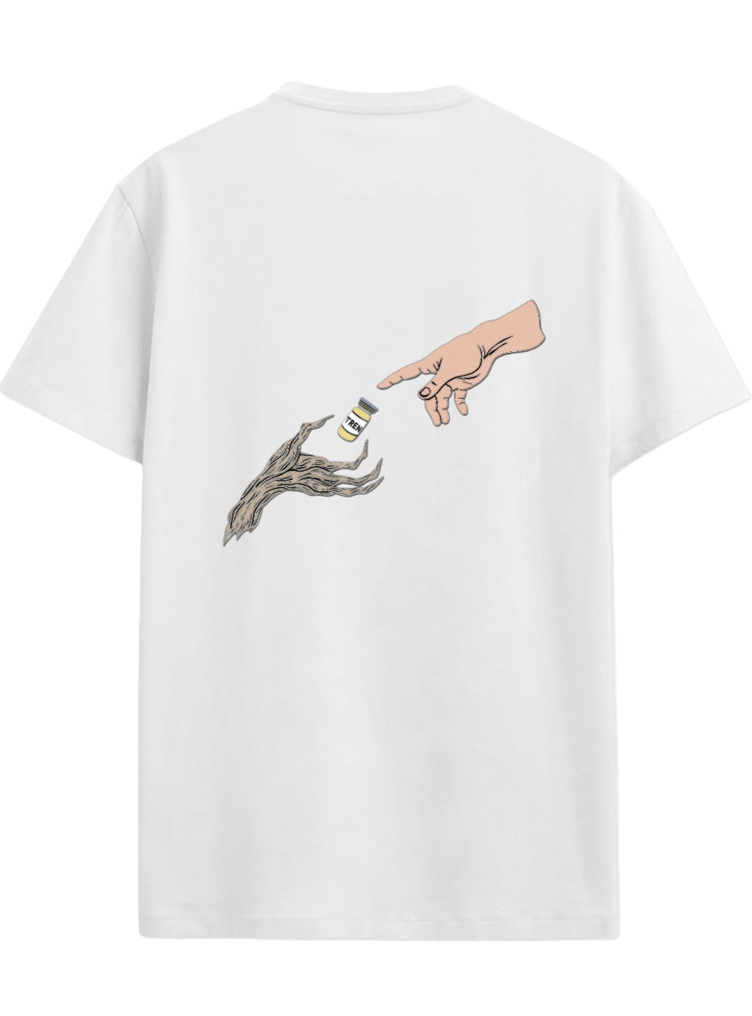 Trenbolone back print regular fit t shirt for men